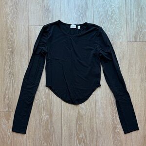 Wilfred Black Long Sleeve Top
